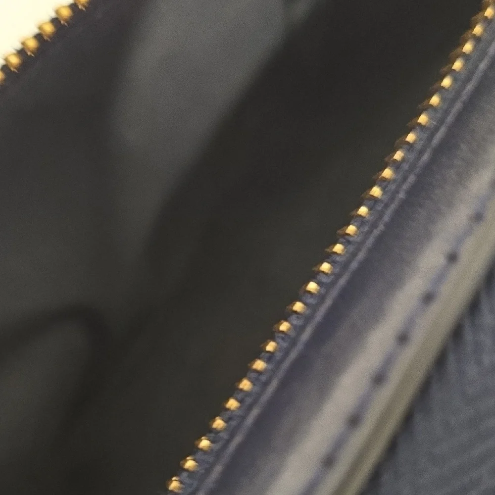 Coach Blue Leather Wristlet - Picture 4 of 14